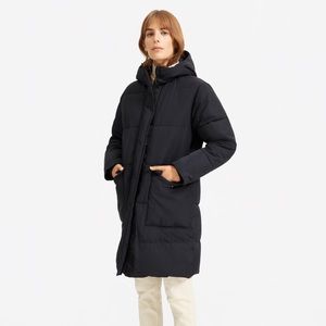 Everlane The ReNew Long Puffer